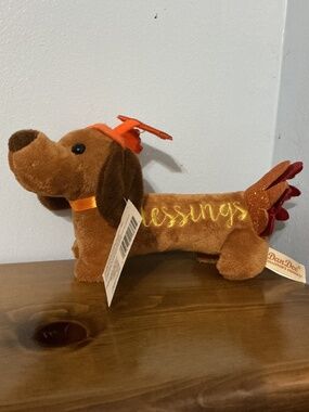 Dan Dee Dachshund BLESSINGS Plush Thanksgiving Stuffed Animal NWT